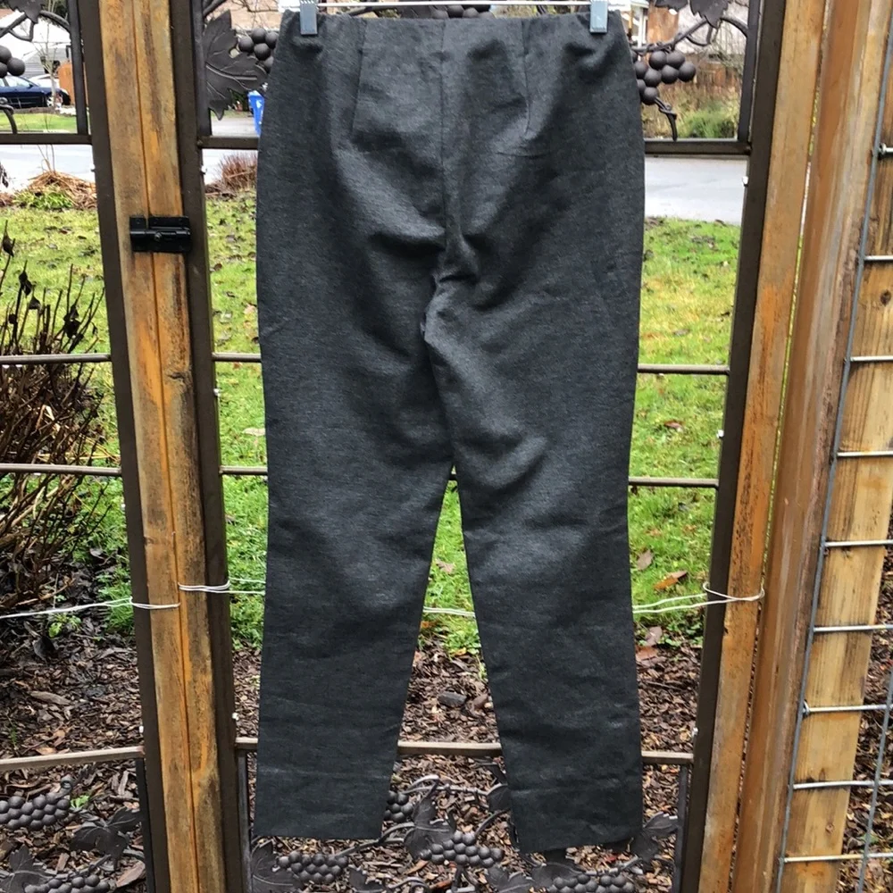 J.Jill ponte slim leg heavyweight gray pull on pants size XS